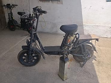 аксессуары для скутеров: Электроскутер грузовой (E-Bike) с задним багажным модулем - — 8