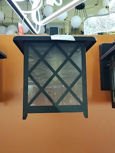 study lamp: Уличный настенный светильник в стиле «фонарь» - Назначение — 2