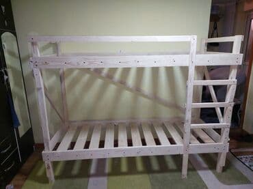 железный двухъярусный кровать: Ассолому алейкум!! Эки кабатуу кровать жасайбыз таза сыйда жыгачтан — 17
