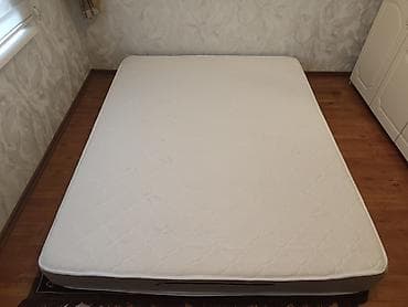 Дом и сад: Матрас двуспальный 160×200 см - Б/у, чистый, без пятен и повреждений — 3