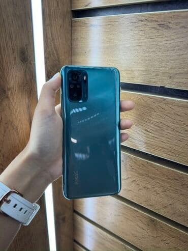 Redmi, Redmi Note 10, Б/у, 64 ГБ, цвет - Голубой, В рассрочку