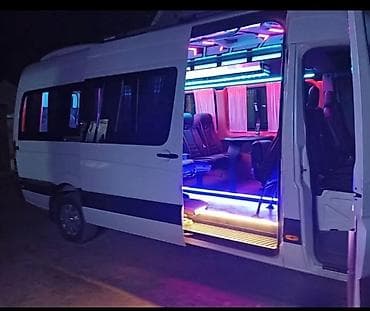 Трансфер, пассажирские перевозки: Пассажирский микроавтобус Mercedes-Benz Sprinter (длинная база — 5