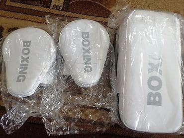 Набор для бокса и тренировки ДЛЯ НАЧИНАЮЩИХ ударной техники (белый