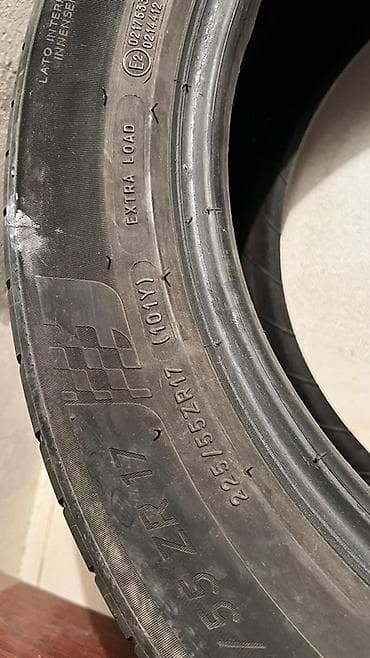 mishelin: Шины 225 / 55 / R 17, Лето, Б/у, Комплект, Легковые, Michelin — 3