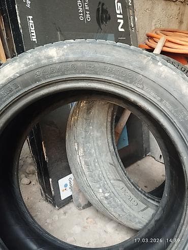 Шины: Шины 245 / 50 / R 18, Лето, Б/у, Легковые, Toyo — 1