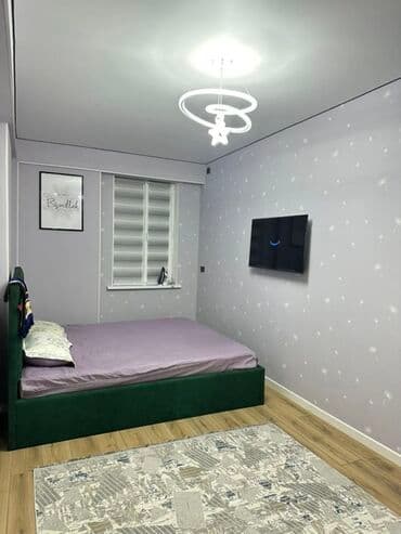 купить квартиру в рассрочку в бишкеке: 3 комнаты, 77 м², Элитка, 6 этаж, Дизайнерский ремонт — 4