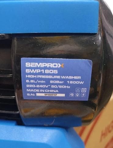 адаптеры: Минимойка высокого давления SEMPROX SWP1805 Основные характеристики — 3