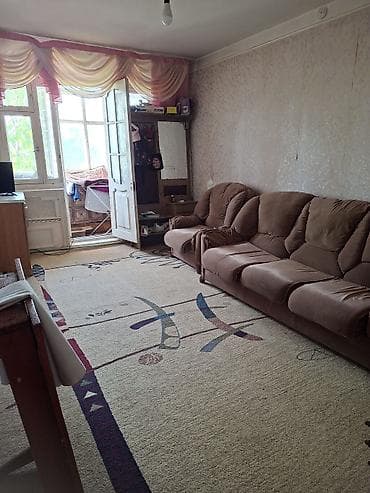 103 серия дома: 3 комнаты, 60 м², Курманжан-Датка мкр., 103 серия, 4 этаж — 1