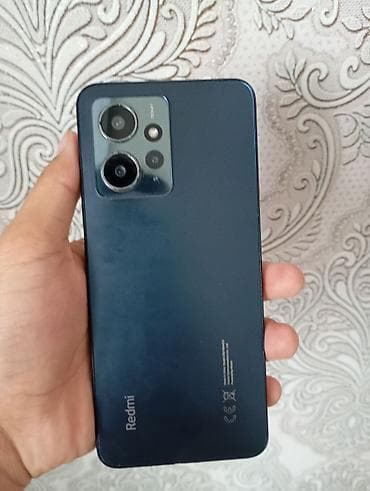 redmi 12pro: Redmi, Redmi Note 12, Б/у, 128 ГБ, цвет - Черный, 2 SIM — 2