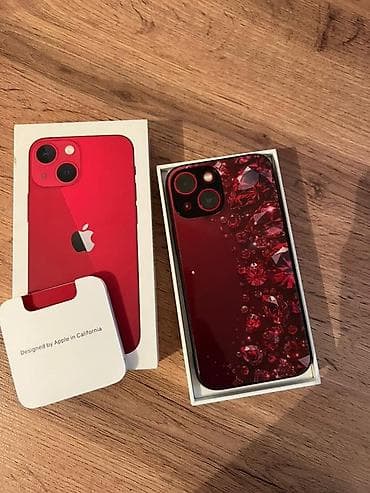 ipad 8 gen: IPhone 13 mini, Б/у, 128 ГБ, Красный, Коробка, 95 % — 3