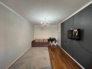 Квартиры: 1 комната, 35 м², Джал мкр (в т.ч. Верхний, Нижний, Средний) 106 серия, 1 этаж, Евроремонт — 2