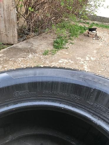 Транспорт: Шиналар 285 / 60 / R 18, Жай, Колдонулган, Комплект, Жол тандабастар (АТ/МТ), Жапония, Michelin — 3