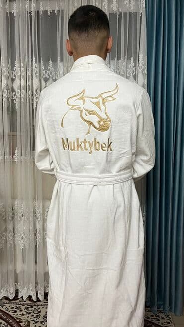 женские махровые халаты больших размеров: Мужской домашний костюм, XS, S, M, Новый, цвет - Белый, Самовывоз, Бесплатная доставка, Платная доставка — 4