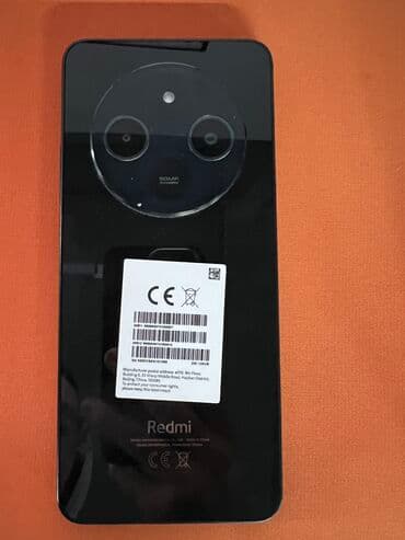 куплю телефон редми: Redmi, Redmi 14C, Колдонулган, 128 ГБ, түсү - Кара, 2 SIM — 2
