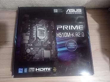i3: Материнская плата для ПК, Новый, Asus, LGA1200, Micro-ATX — 5