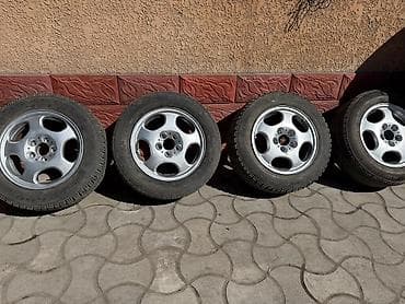 Колеса в сборе R 16, Всесезонная, Б/у, Комплект, Легковые, Литые, отверстий - 5 at lalafo.kg Колеса в сборе R 16, Всесезонная, Б/у, Комплект, Легковые, Литые, отверстий - 5