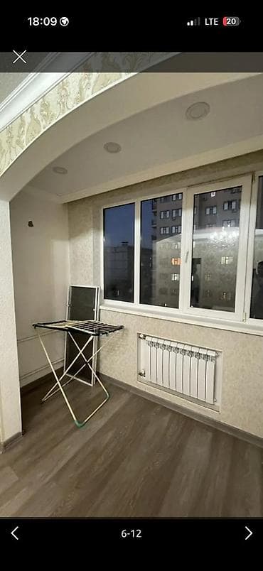 ош юго восток квартира: 2 комнаты, 67 м², 106 серия, 7 этаж, Евроремонт — 2