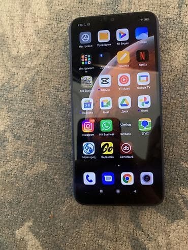 swift 3: Redmi, Redmi 9C, Б/у, 32 ГБ, цвет - Синий, 2 SIM — 2