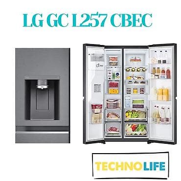 диспенсоры: Холодильник LG, Новый, Side-By-Side (двухдверный) — 2