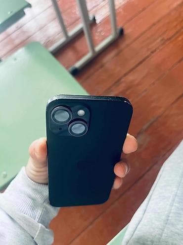 iphone 15 купить: IPhone 15, Б/у, 256 ГБ, Черный, Зарядное устройство, Защитное стекло, Чехол, 88 % — 7