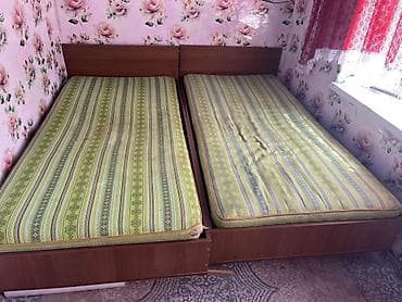 Керебеттер: Бир кишилик керебет, Матрасы бар, узуну - 190 см — 3