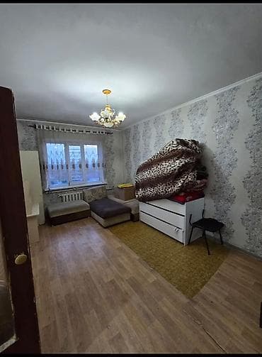105: 1 комната, 35 м², Кок-Жар мкр 105 серия, 9 этаж, Старый ремонт — 3
