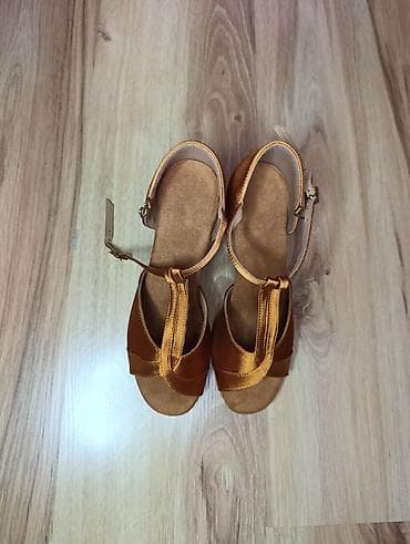 обувь для танцев: Женские танцевальные босоножки - Модель: закрытый бок, открытый — 4