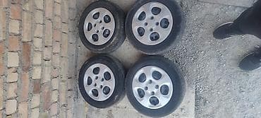 kia morning диска: Колеса в сборе 155 / 70 / R 13, Лето, Б/у, Комплект, отверстий - 4 — 1