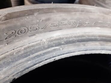 шина на к5: Шины 205 / 55 / R 16, Лето, Б/у, Комплект, Корея, Hankook — 5