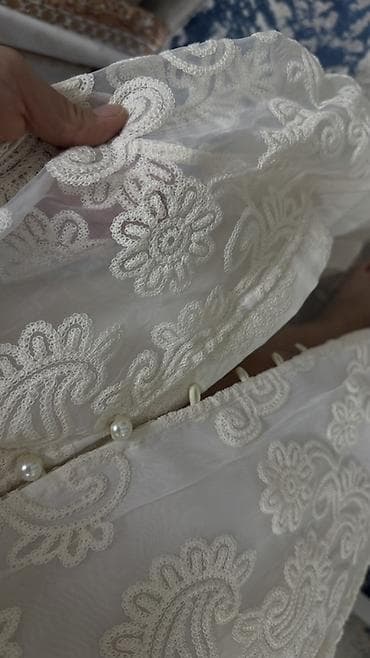 вечернее платье рыбка: Ажурное платье в пол цвета айвори размер S но и подойдет у кого М — 3