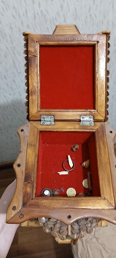 деревяная: Деревянная шкатулка «Русская избушка» - Ручная работа из дерева — 4