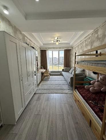 3 кв джал: 3 комнаты, 100 м², Джальская больница Элитка, 9 этаж, Евроремонт — 9