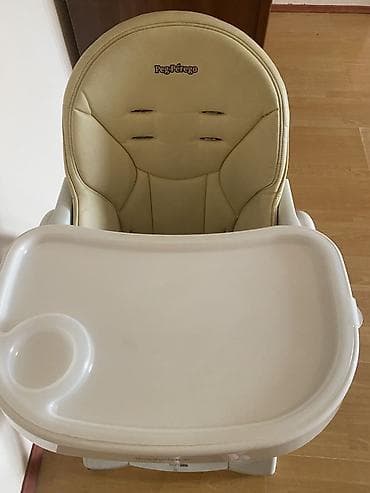peg prego: Стульчик для кормления, Б/у, Peg perego, Трансформер, цвет - Бежевый — 2