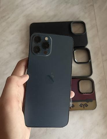 redmi note 4pda: IPhone 12 Pro Max, Б/у, 128 ГБ, Pacific Blue, Чехол, 75 % — 1