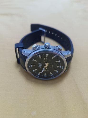 CASIO мужские наручные часы с хронографом - Кварцевый механизм -