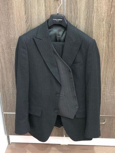 прокат мужских костюмов [возьми на прокат] бишкек фото: Муж.костюм тройка в отличном состоянии. размер 48-50 — 4