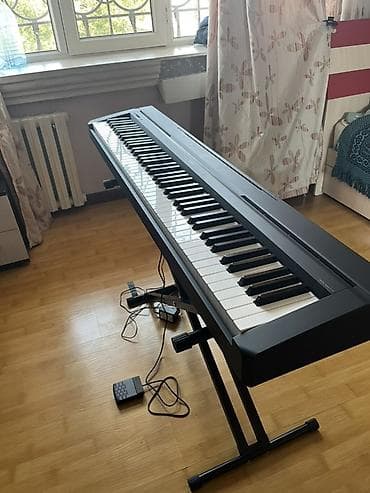 ролер: Yamaha P‑45B цифровое пианино (88 клавиш) с комплектом. Состояние — 3