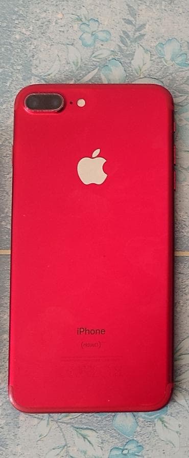 IPhone 7 Plus, Б/у, 256 ГБ, Красный, 100 %