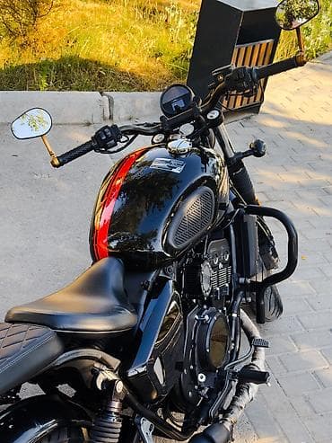 делать мотор: Чоппер CFMoto, 700 куб. см, Бензин, Взрослый, Б/у, В рассрочку — 6