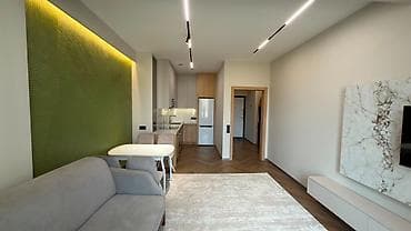 Батирлер: 1 бөлмө, 46 м², Асанбай мкр Элитка, 10 кабат, Евро оңдоо — 10