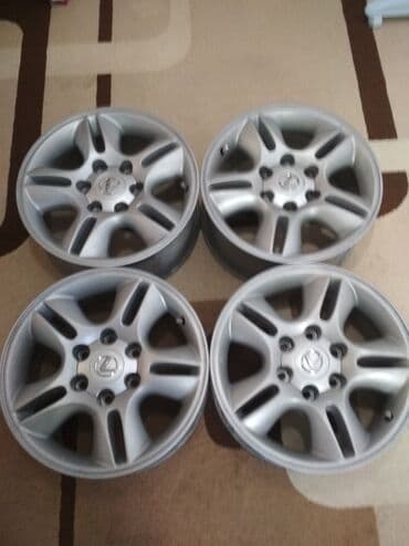 диски хайлендер: Литые Диски R 17 Toyota, Комплект, отверстий - 6, Б/у — 2