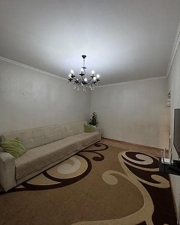 3 3: 3 комнаты, 63 м², Аламедин-1 мкр 105 серия, 1 этаж, Евроремонт — 2