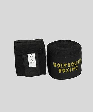 Бинты, повязки: Боксерские бинты Wolfhouse Boxing - Длина: 5 м (указано на ярлыке) - — 1