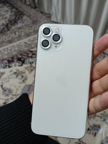 poco c50: IPhone 11 Pro, Б/у, 256 ГБ, Серебристый, Чехол, 79 % — 5