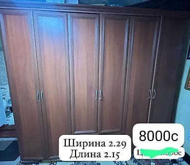 Үй жана бакча: Шифоньерлер, кийидер үчүн шкафтар, Түз, ЛДСП — 1