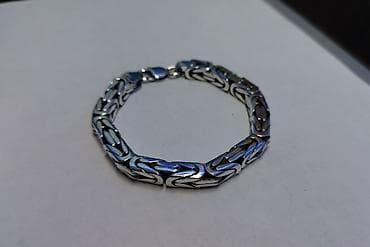 Жеке буюмдар: Серебряный браслет "Арабский Бисмарк" 20 грамм Ручная работа — 3