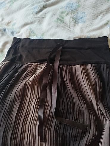 плиссированная юбка: Юбка, Модель юбки: Плиссе, Миди, По талии — 3