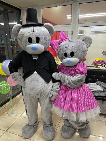 Балдардын кийим-кечелери жана бут кийимдери: Продажа ростовые куклы Ростовая кукла Гигант мишка Тедди зайка лол — 2