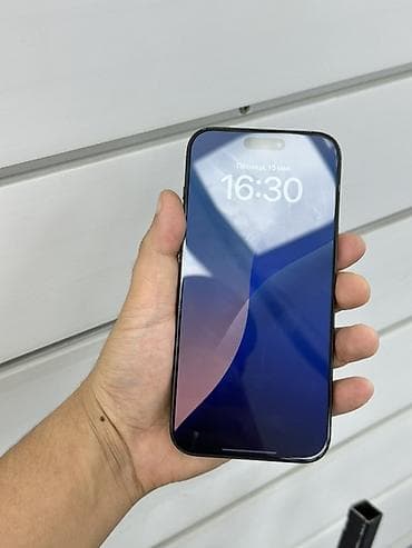 16 про бу: IPhone 16 Pro Max, Б/у, 256 ГБ, Black Titanium, Кабель, 90 % — 6
