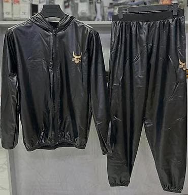 брюки лосины с: Мужской спортивный костюм, Все размеры, Nike, Новый, цвет - Черный, Платная доставка — 3